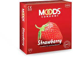 MOODS STRAWBERRY CONDOM 3S