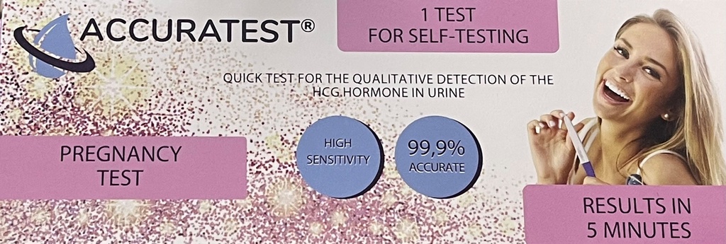 ACCUFAST PREGNANCY TEST 1