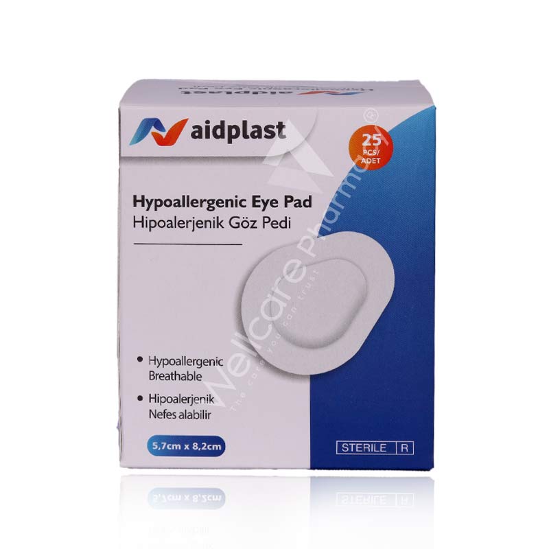AIDPLAST EYE PAD 5.7X8.2CM