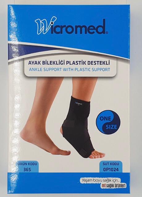 WICROMED ANKLE SUPPORT W.PLAST 1