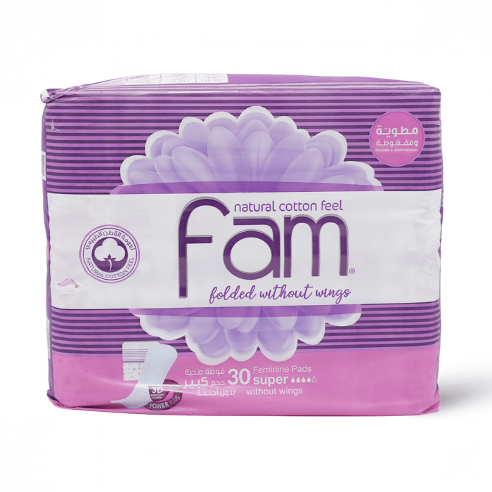 FAM MAXI SUPER WITHOUT WINGS 30S