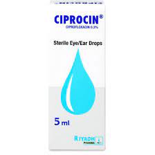 CIPROCIN EYE/EAR DROPS 5ML