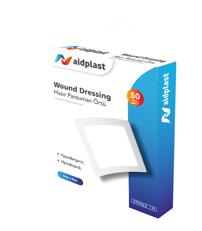 AIDPLAST WOUND DRESSING TRANS 9X20