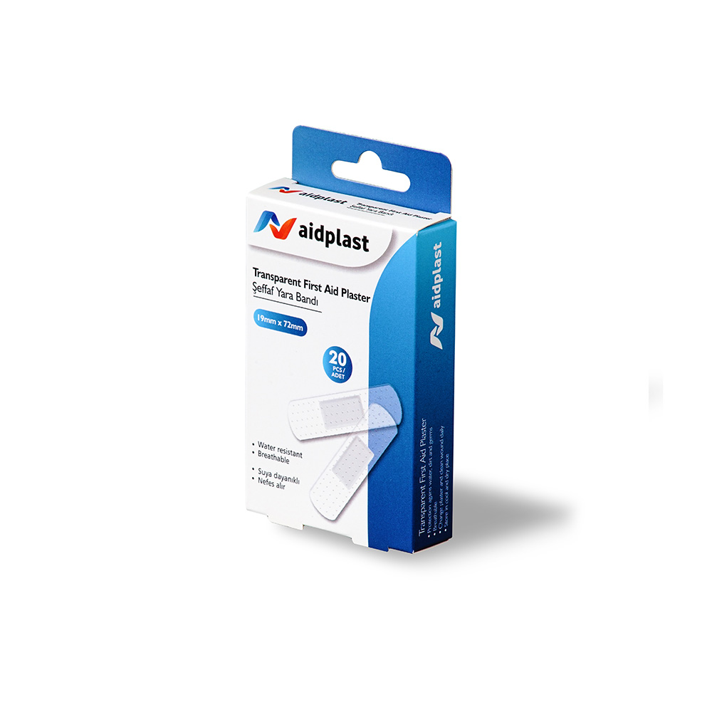 AIDPLAST PLASTER TRANSP 20