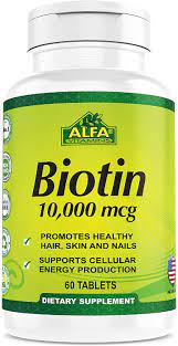ALFA BIOTIN 10,000MCG 60