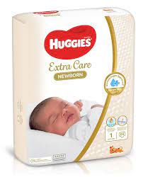HUGGIES 1 EXTRA CARE 64