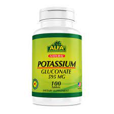 ALFA POTASIUM GLUCONATE 595MG 100