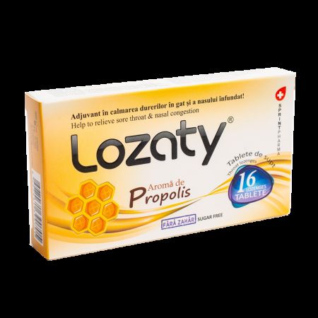 LOZATY PROPOLIS SUGER FREE 16