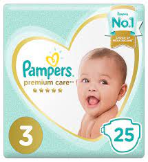 PAMPERS PREMIUM CARE  #3 25