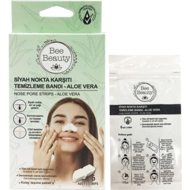 BEE BEAUTY NOSE STRIPS ALOE 6