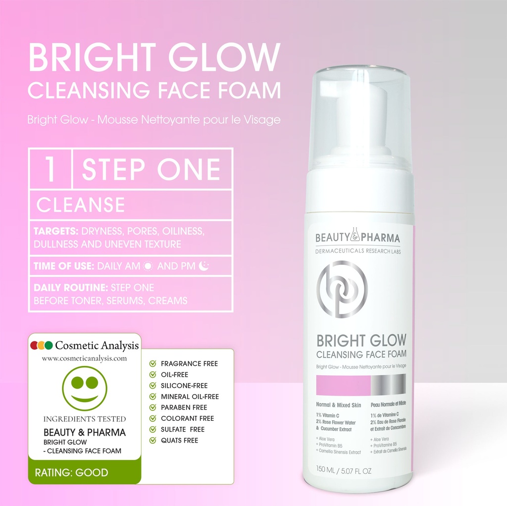 BP B.GLOW CL FACE FOAM 150ML