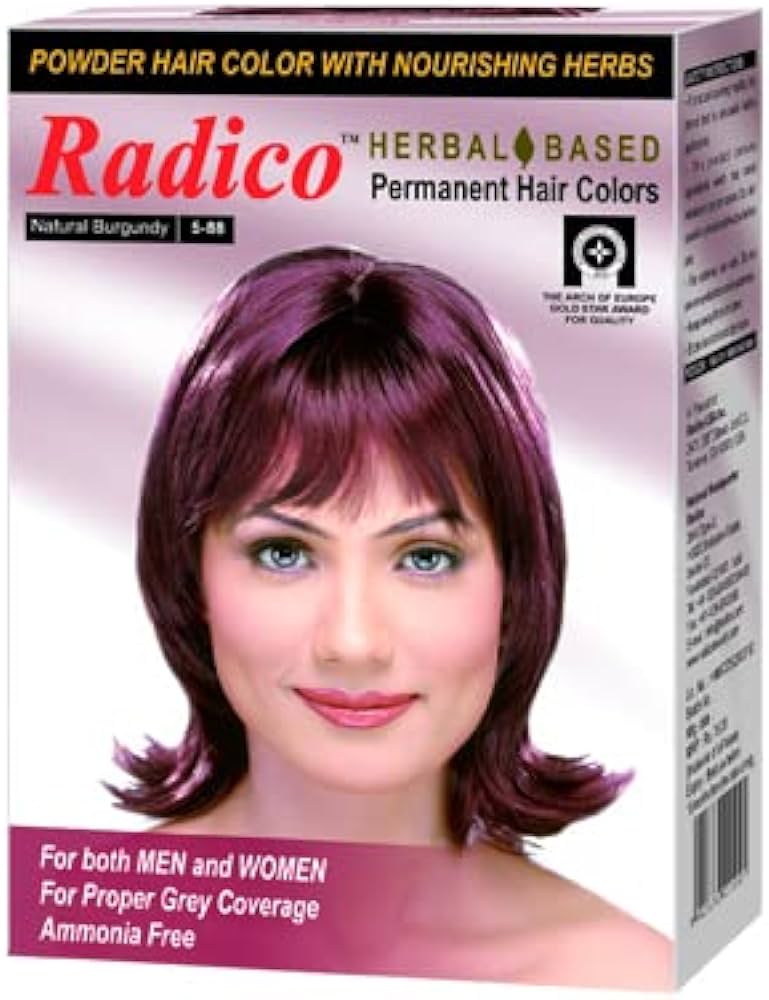 RADICO  NATURAL BURGANDY 6SACHET