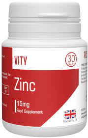VITY ZINC 15MG 30