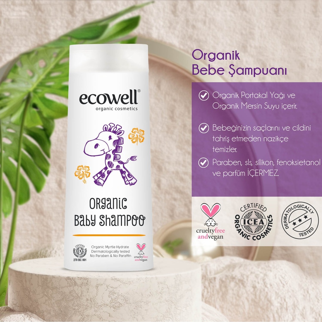 ECOWELL BABY SHAMP 300ML